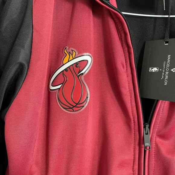 Marcel Burlon NBA Miami Heat Track jacket - Brand new w/Tag, Mens Medium - Picture 5 of 7